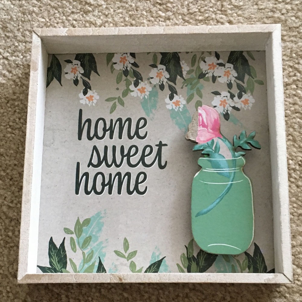 Home Sweet Home 3D Framed